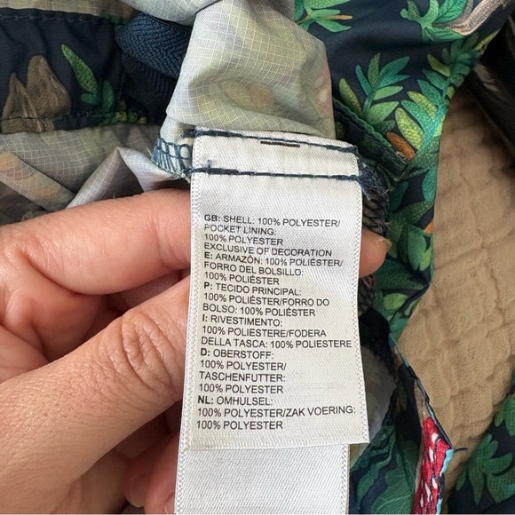 The North Face Women’s Fanorak Mushroom Hooded Pullover Windbreaker- size M - Picture 14 of 14